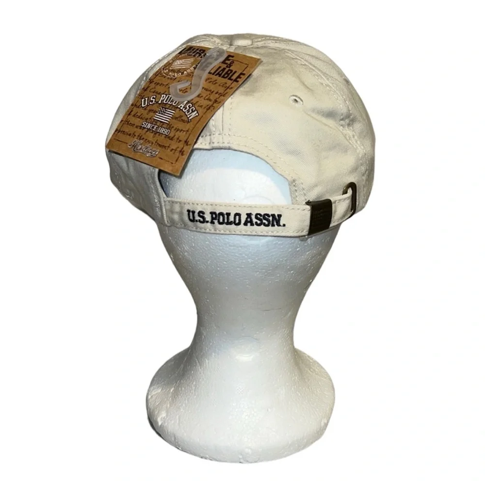 U.S. Polo Assn. Hat Cap Men’s Tan Khaki Adjustable New